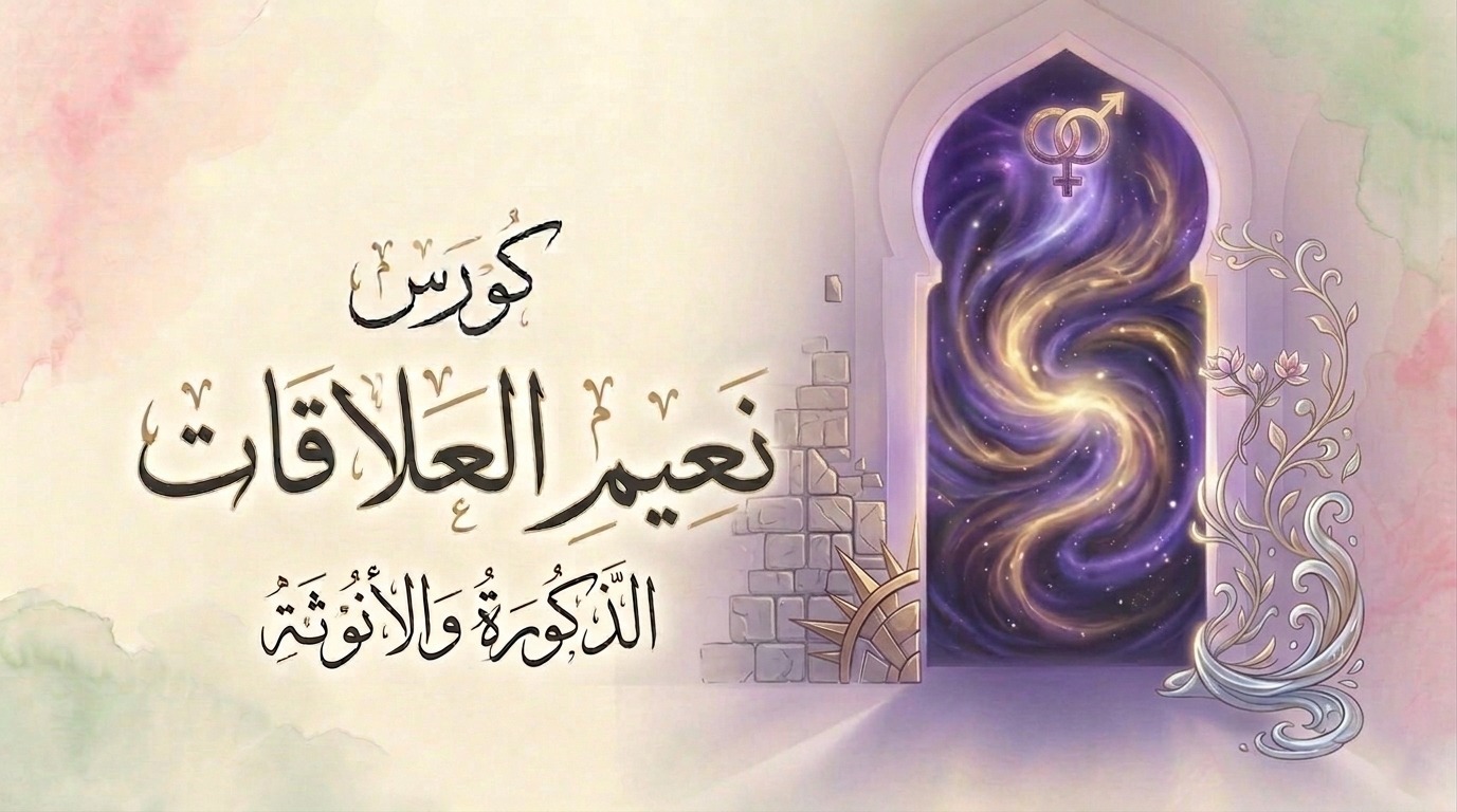 غلاف دورة نعيم العلاقات الأنوثة والذكورة
